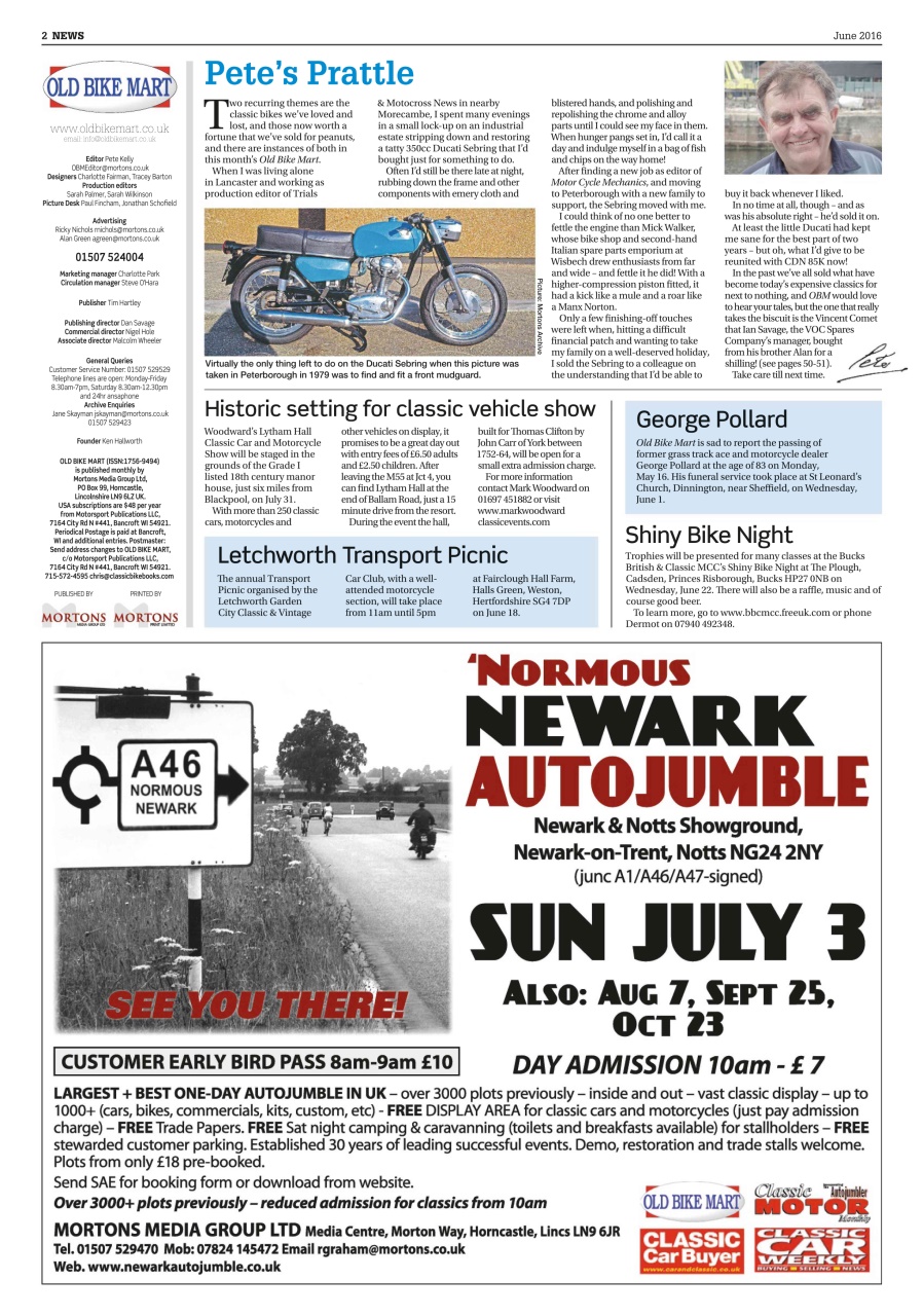 Old Bike Mart Preview Pages