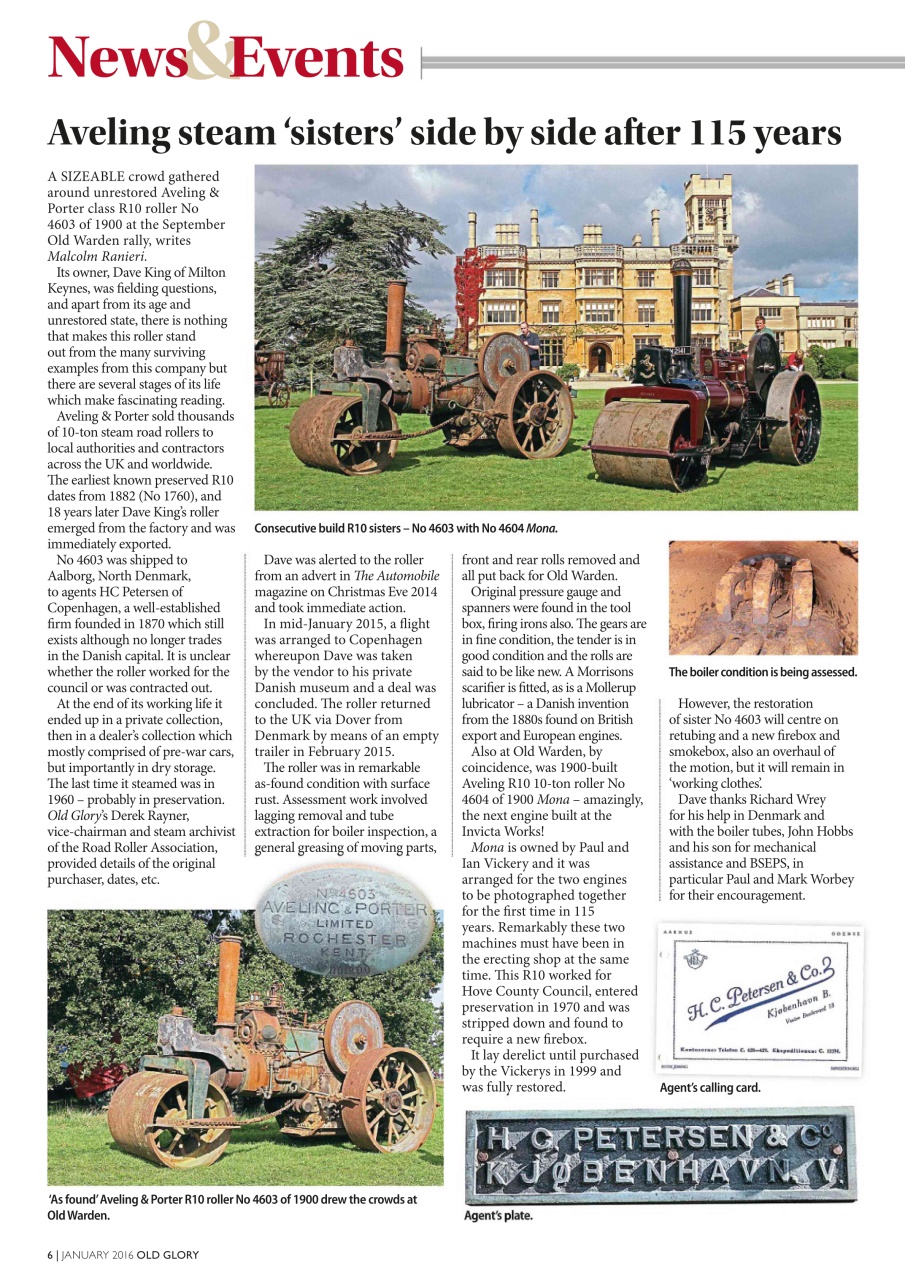 Old Glory Magazine Preview Pages