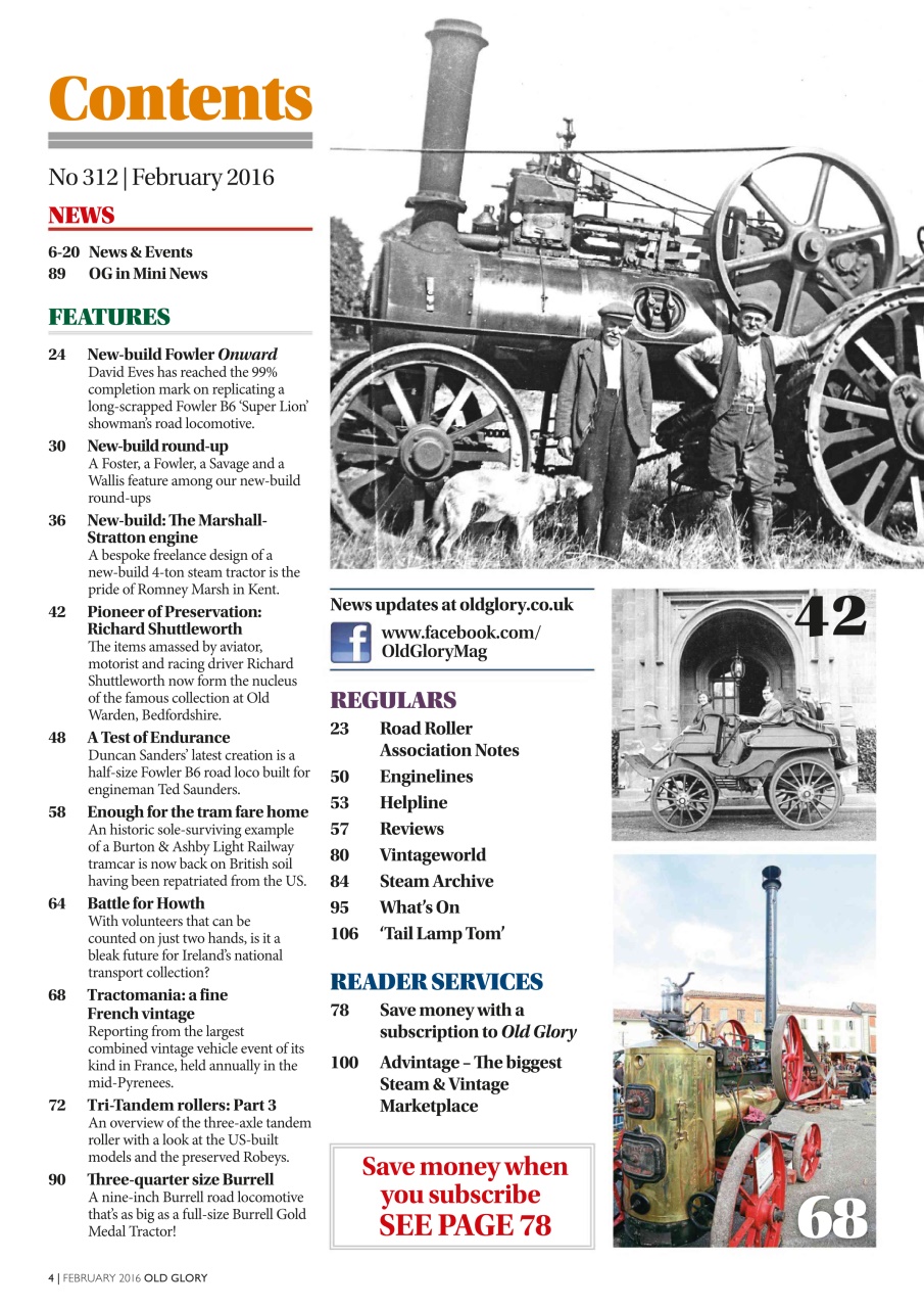 Old Glory Magazine Preview Pages