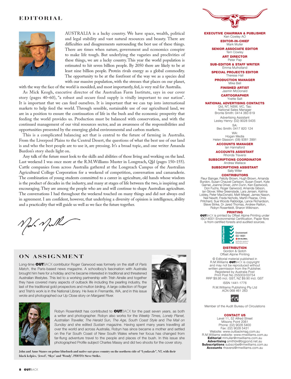 OUTBACK Magazine Preview Pages