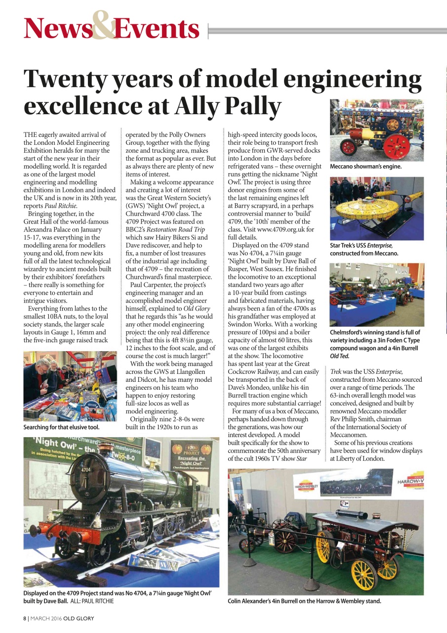 Old Glory Magazine Preview Pages