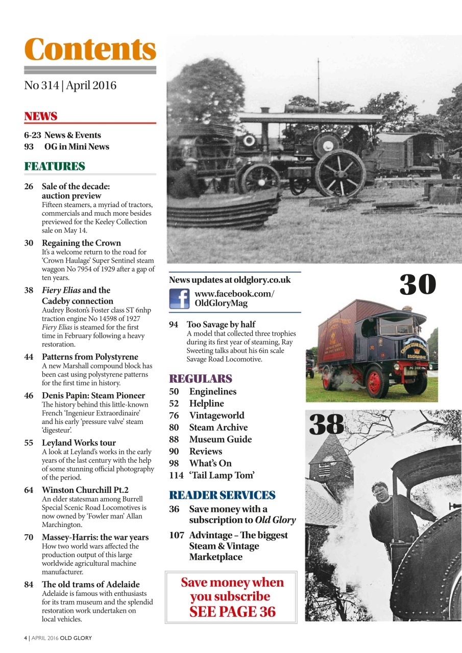 Old Glory Magazine Preview Pages