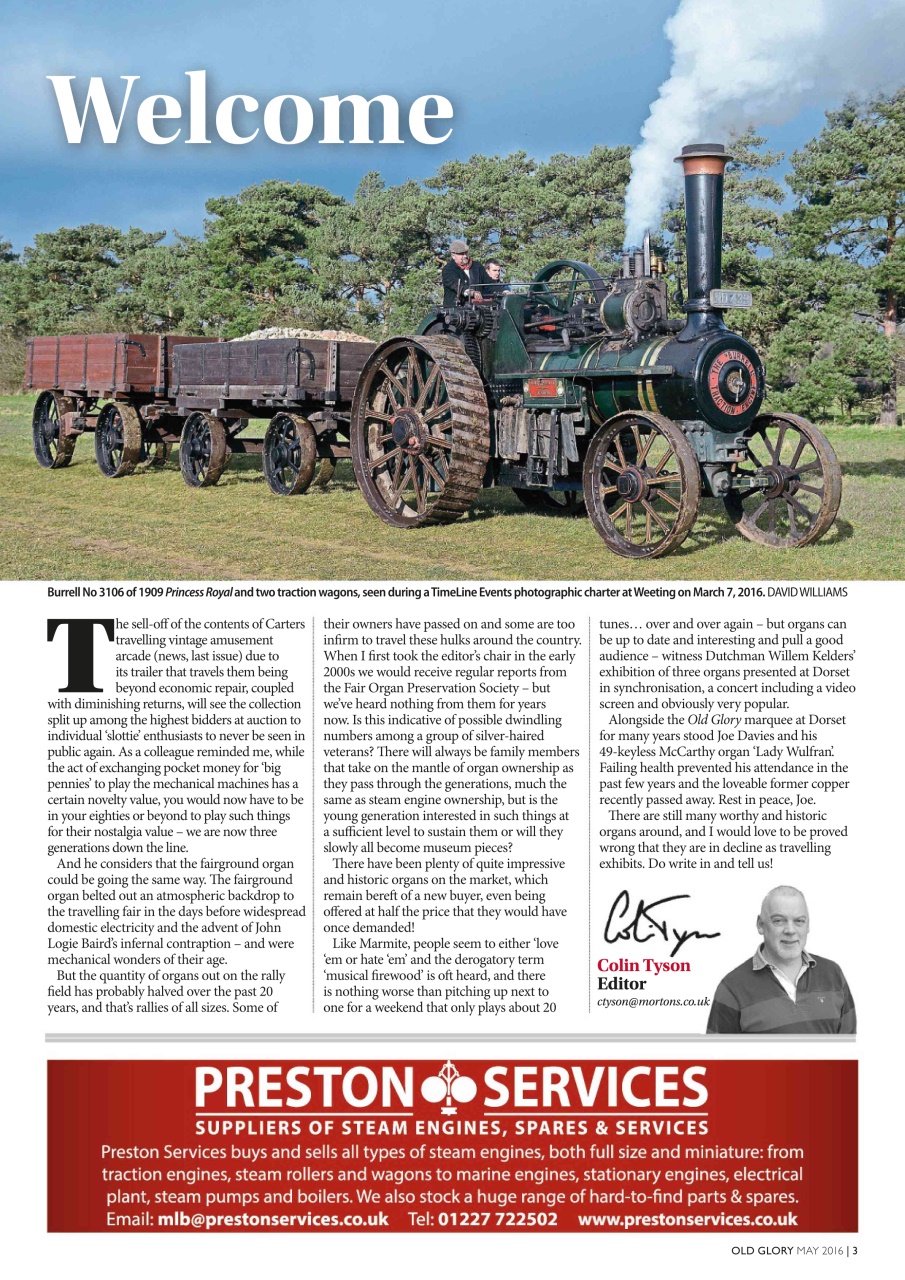 Old Glory Magazine Preview Pages