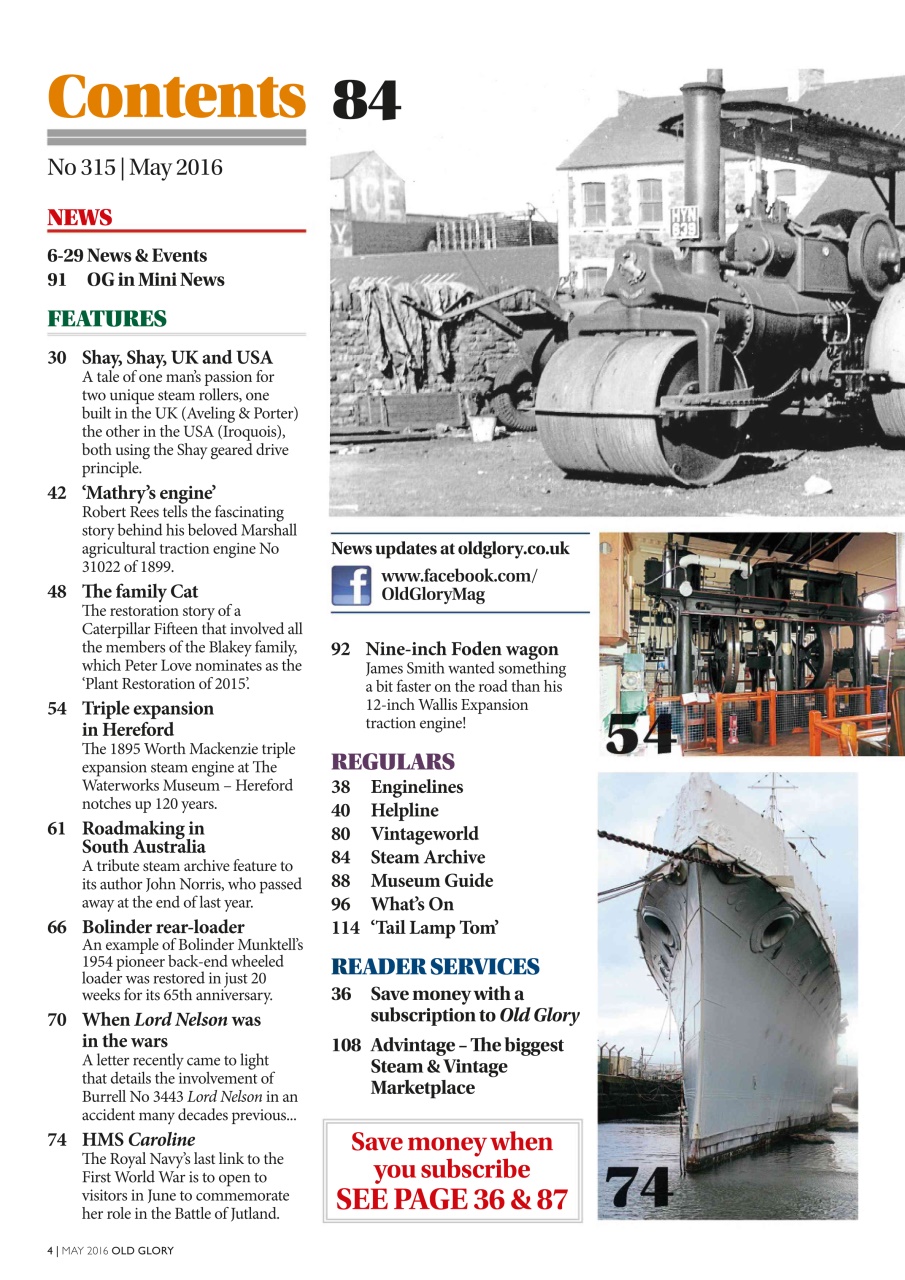 Old Glory Magazine Preview Pages