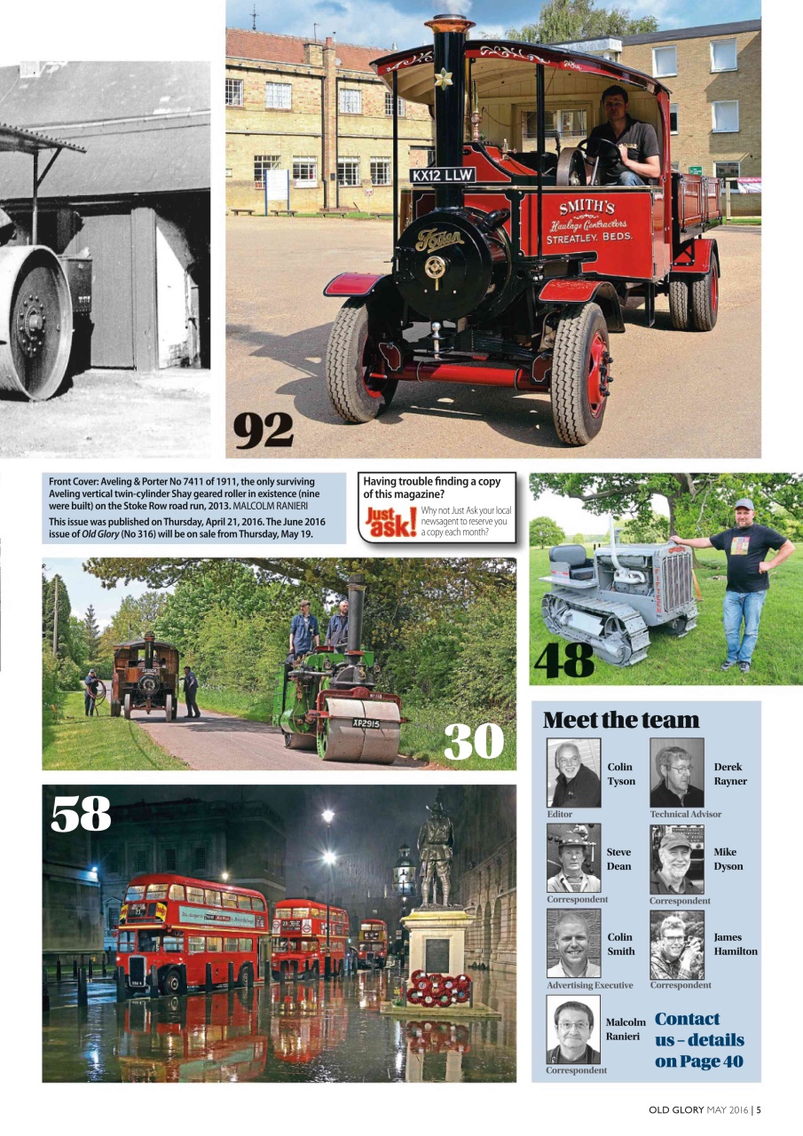 Old Glory Magazine Preview Pages