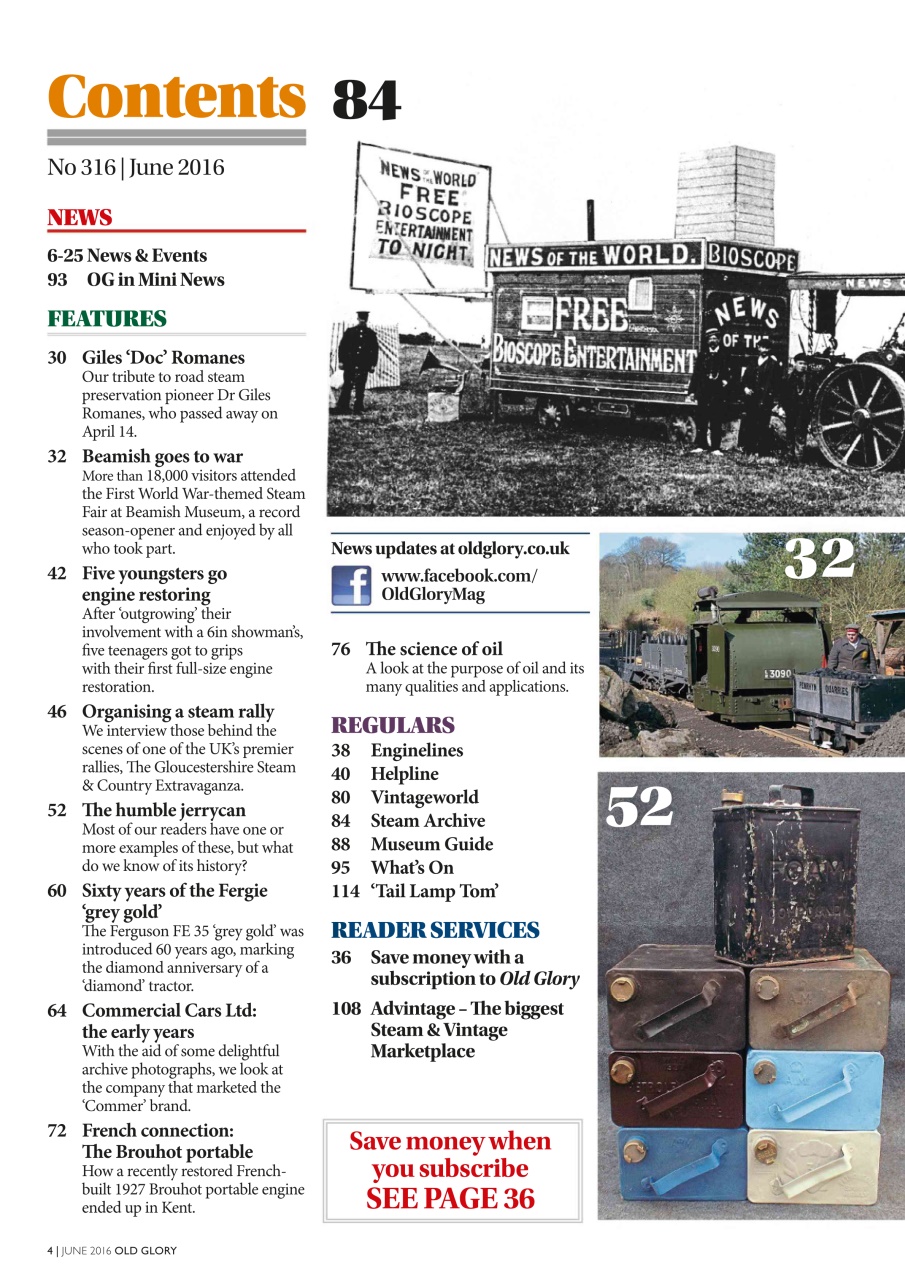 Old Glory Magazine Preview Pages