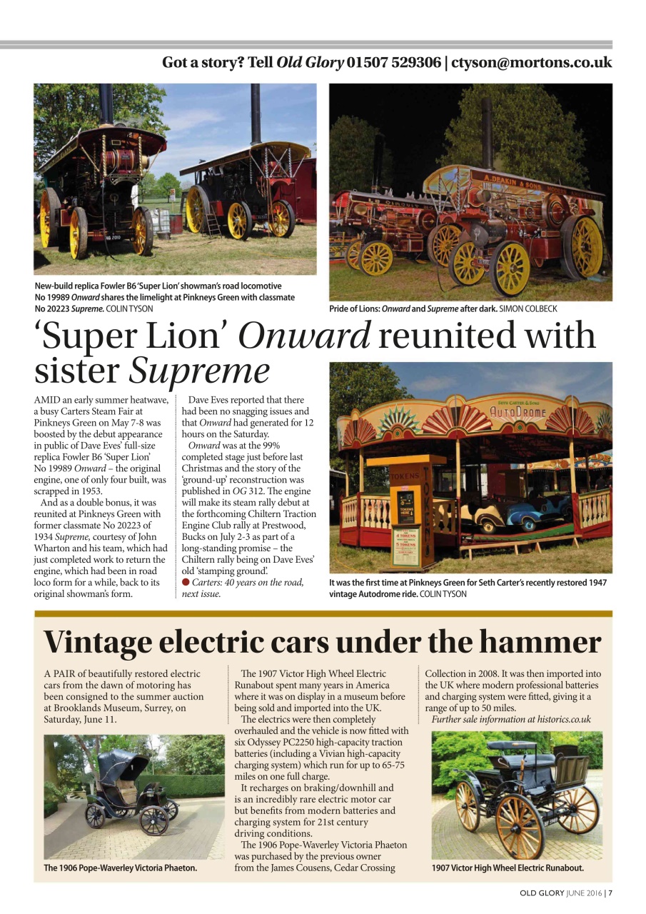 Old Glory Magazine Preview Pages