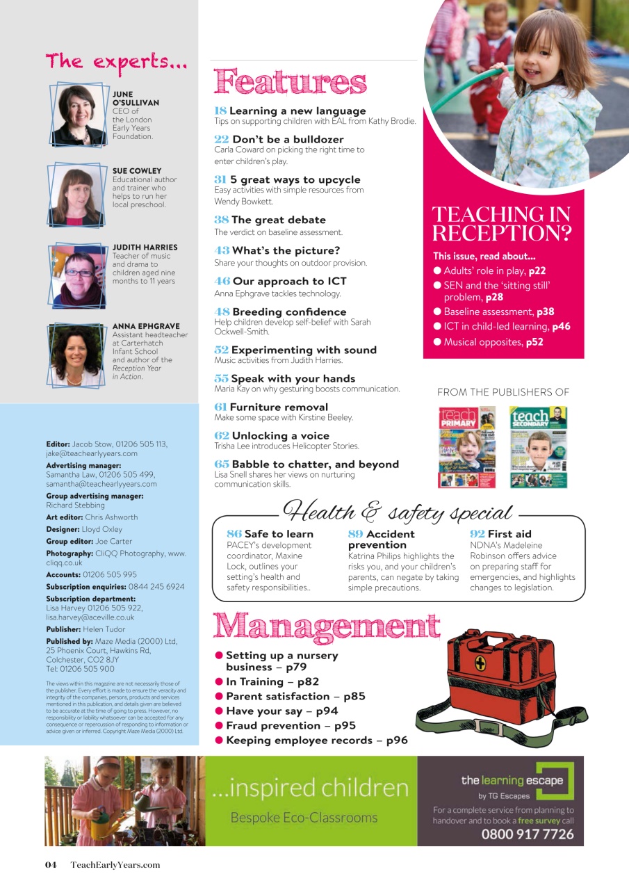 Teach Early Years Preview Pages