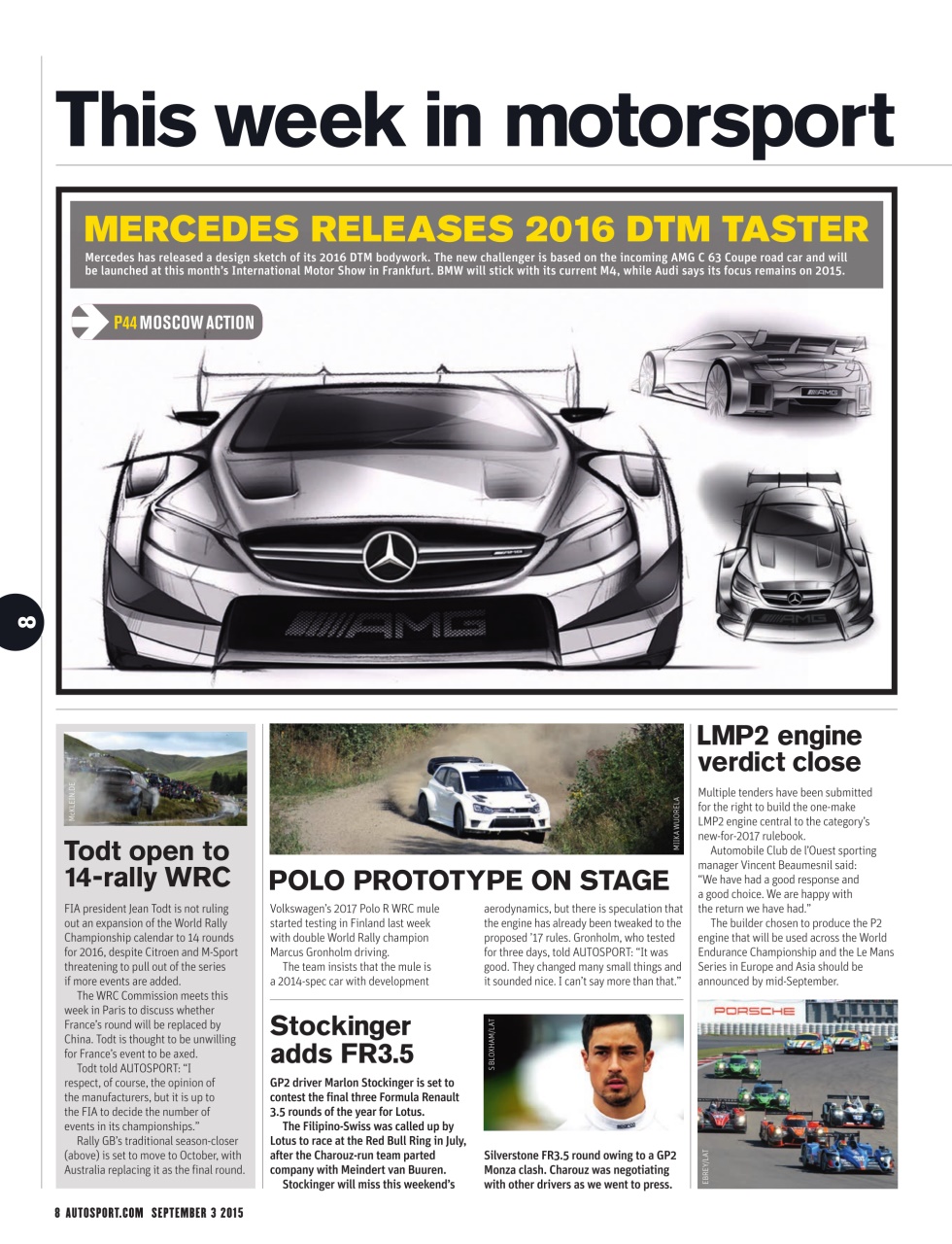 Autosport Preview Pages