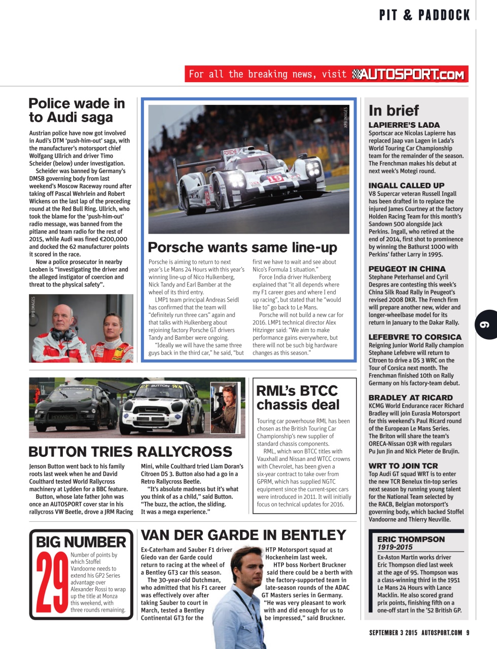 Autosport Preview Pages