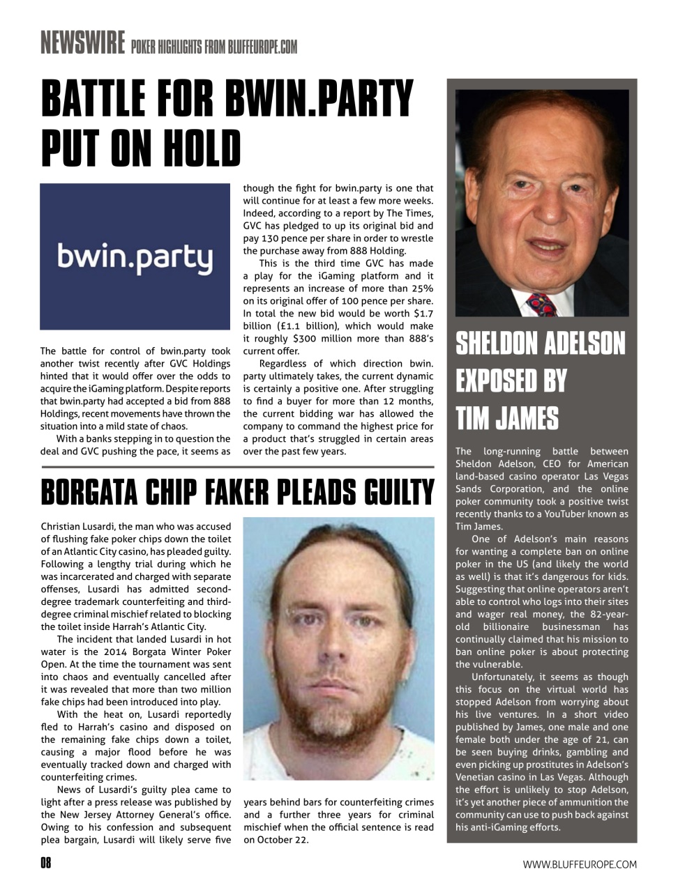 Bluff Europe Preview Pages