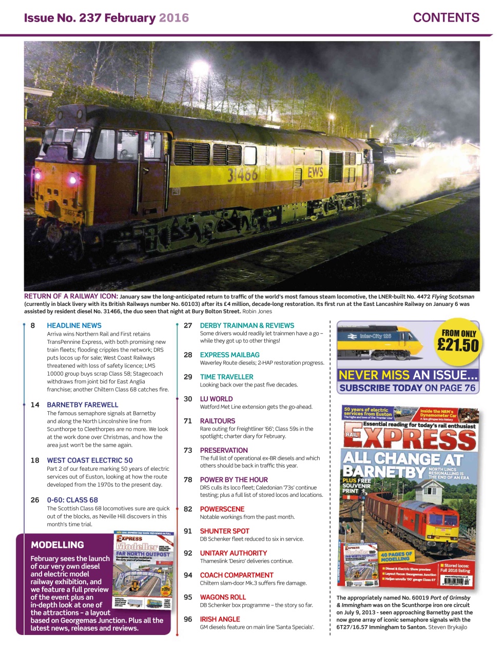 Rail Express Preview Pages