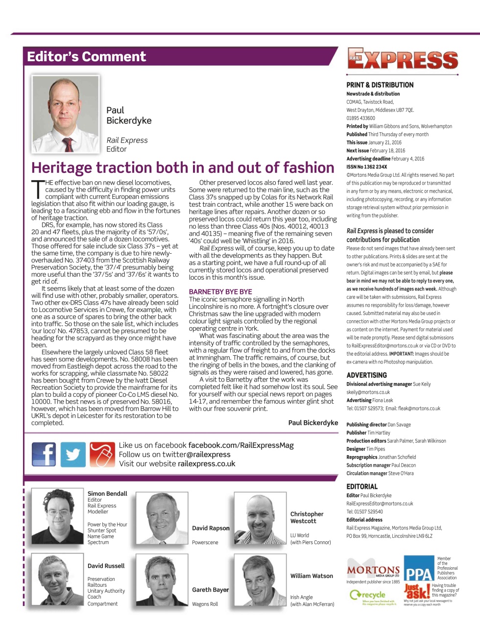 Rail Express Preview Pages