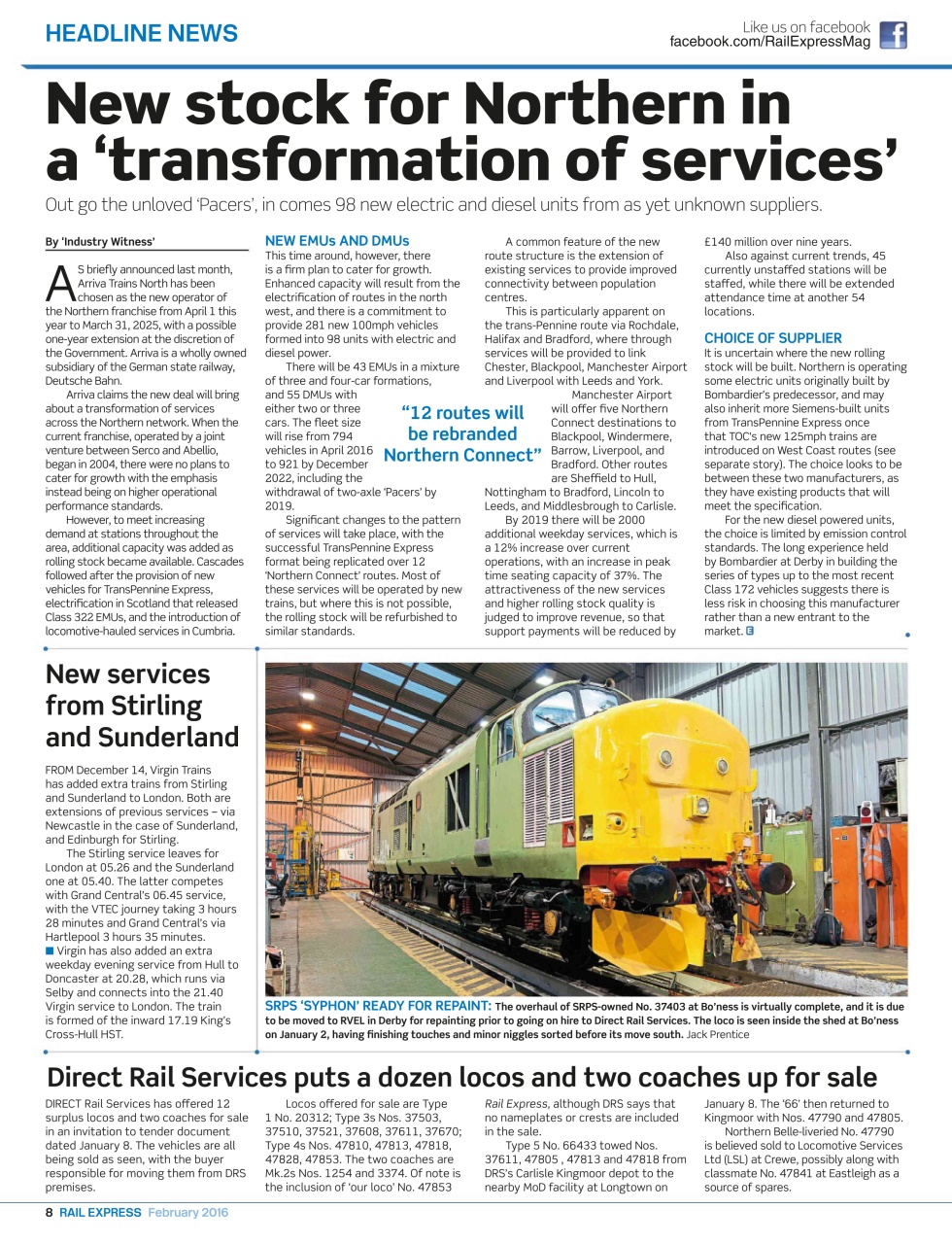 Rail Express Preview Pages