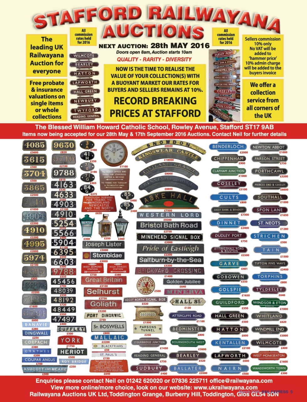 Rail Express Preview Pages