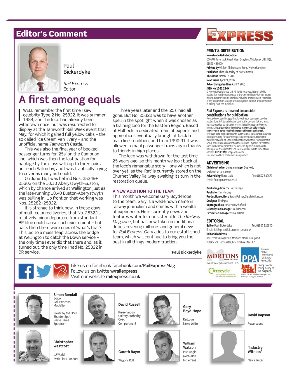 Rail Express Preview Pages