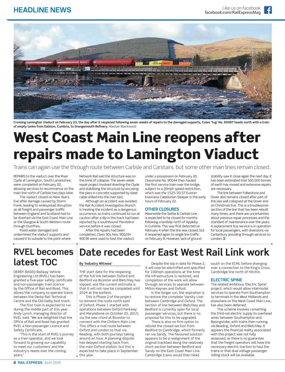 Rail Express Preview Pages