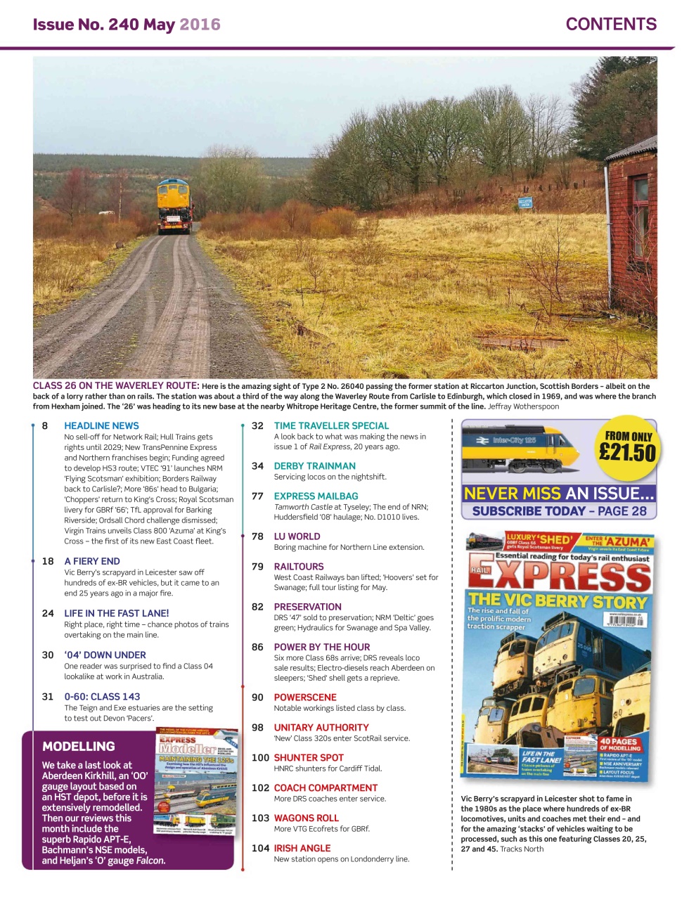 Rail Express Preview Pages