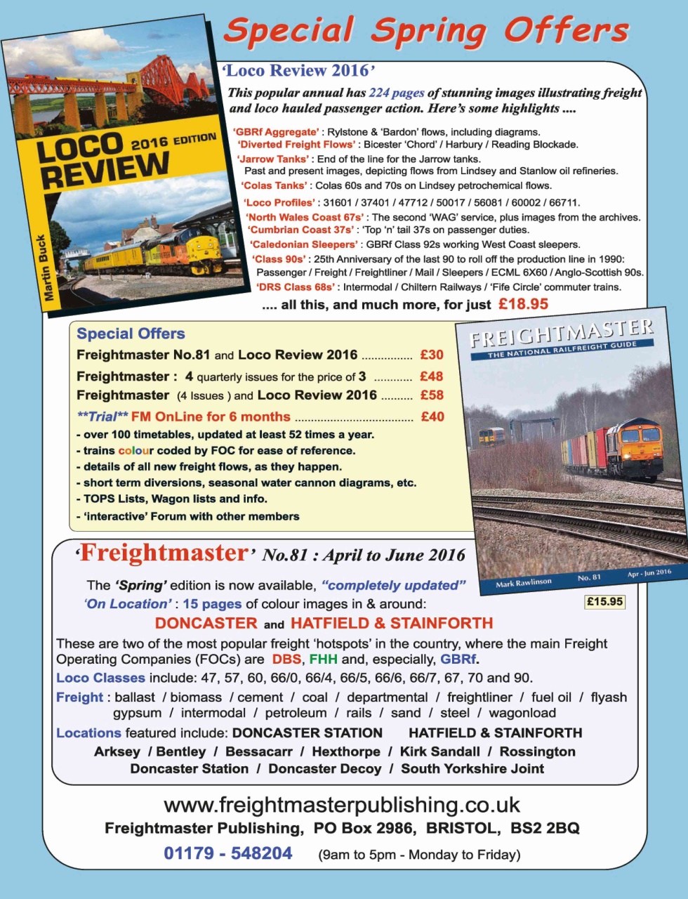 Rail Express Preview Pages
