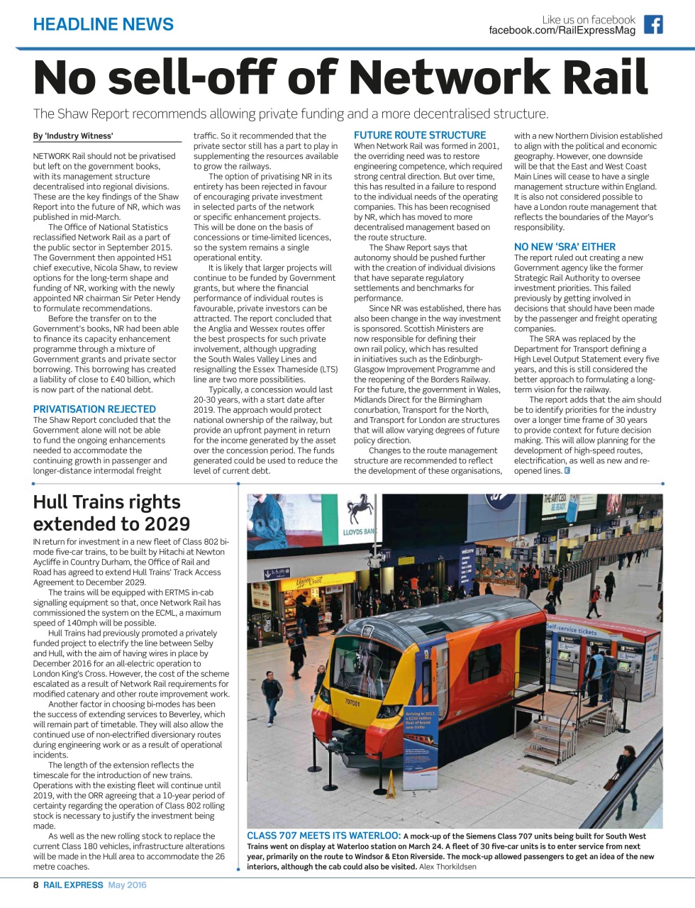 Rail Express Preview Pages