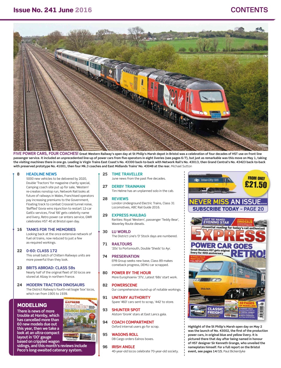Rail Express Preview Pages