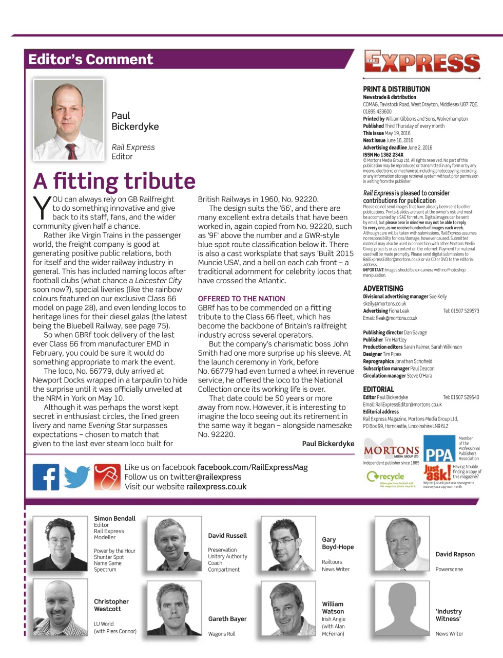 Rail Express Preview Pages