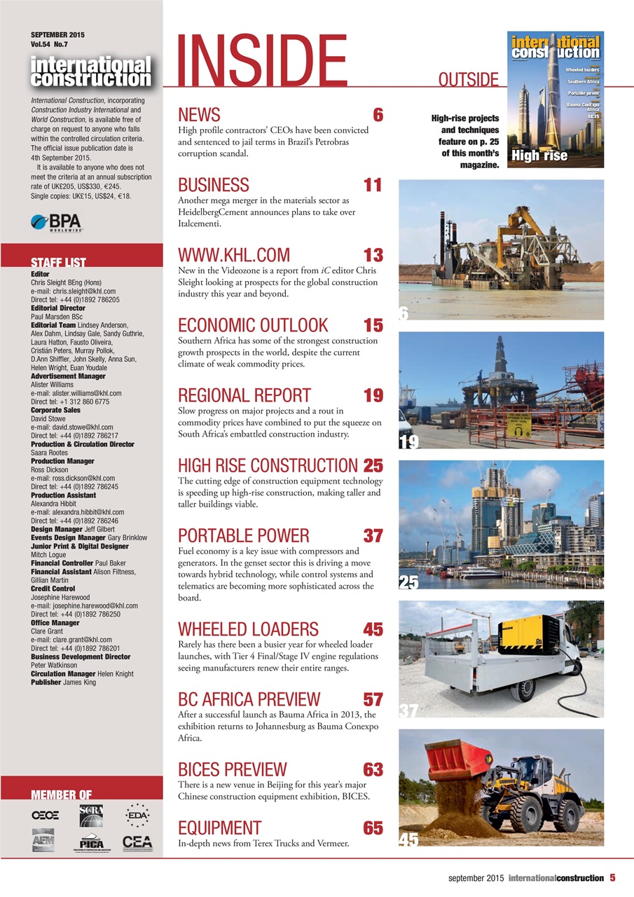 International Construction Preview Pages