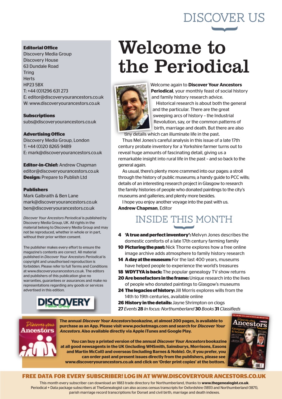 Discover Your Ancestors Preview Pages