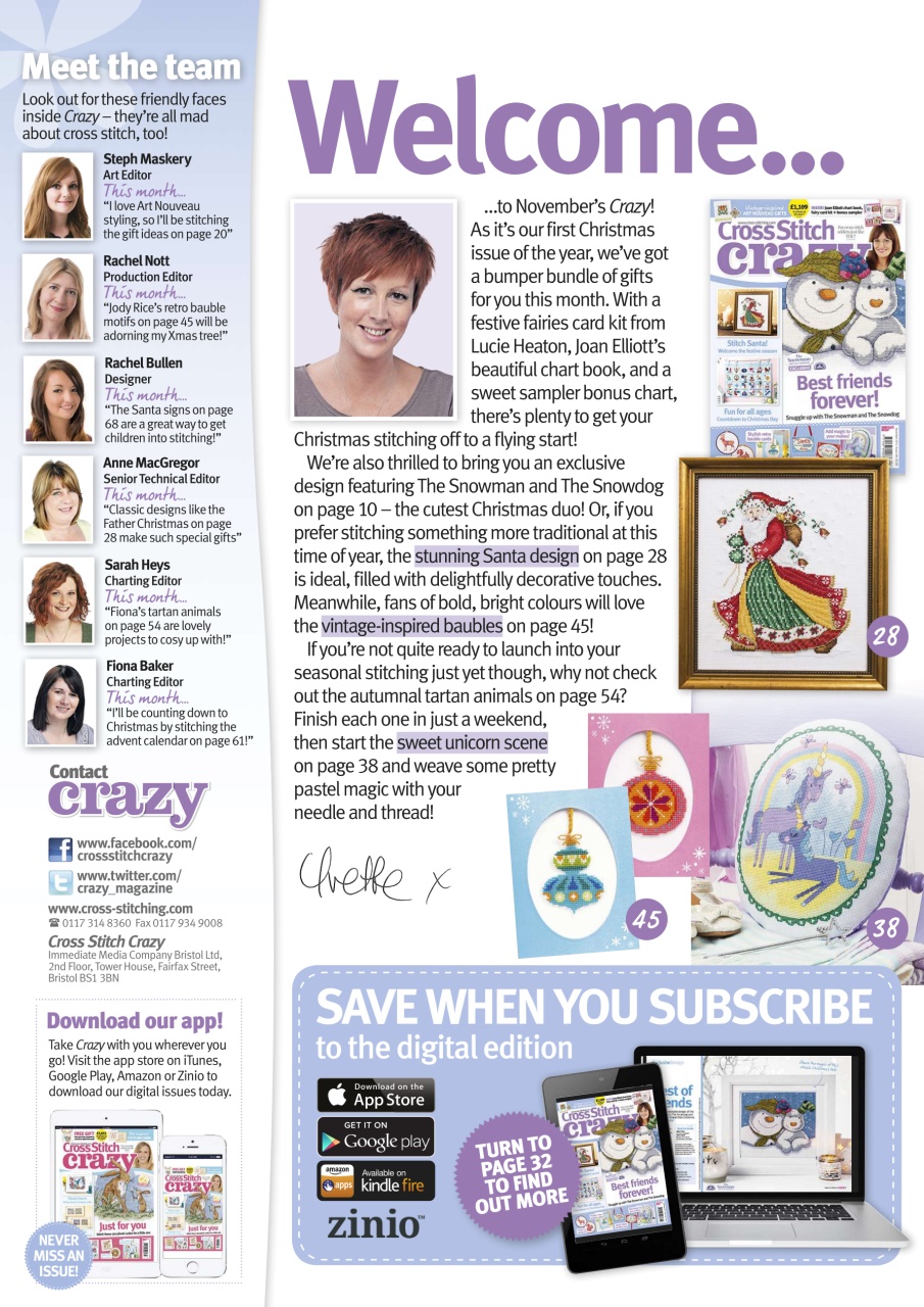 Cross Stitch Crazy Preview Pages