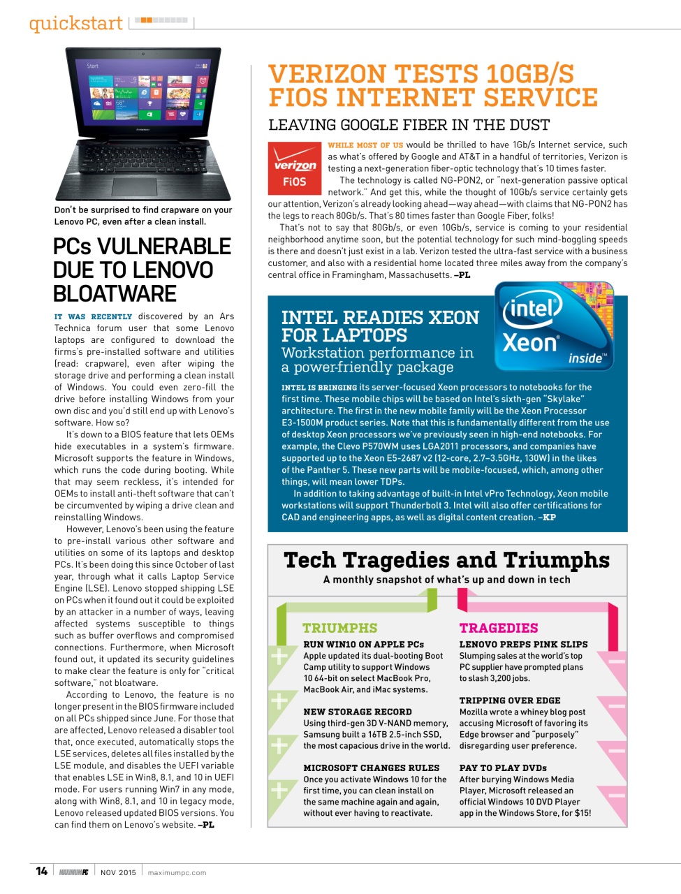 Maximum PC Preview Pages