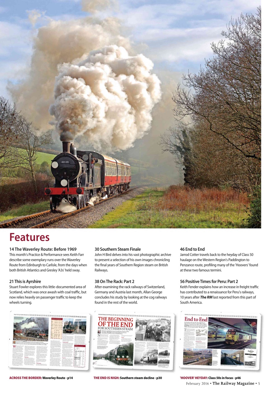 Railway Magazine Preview Pages