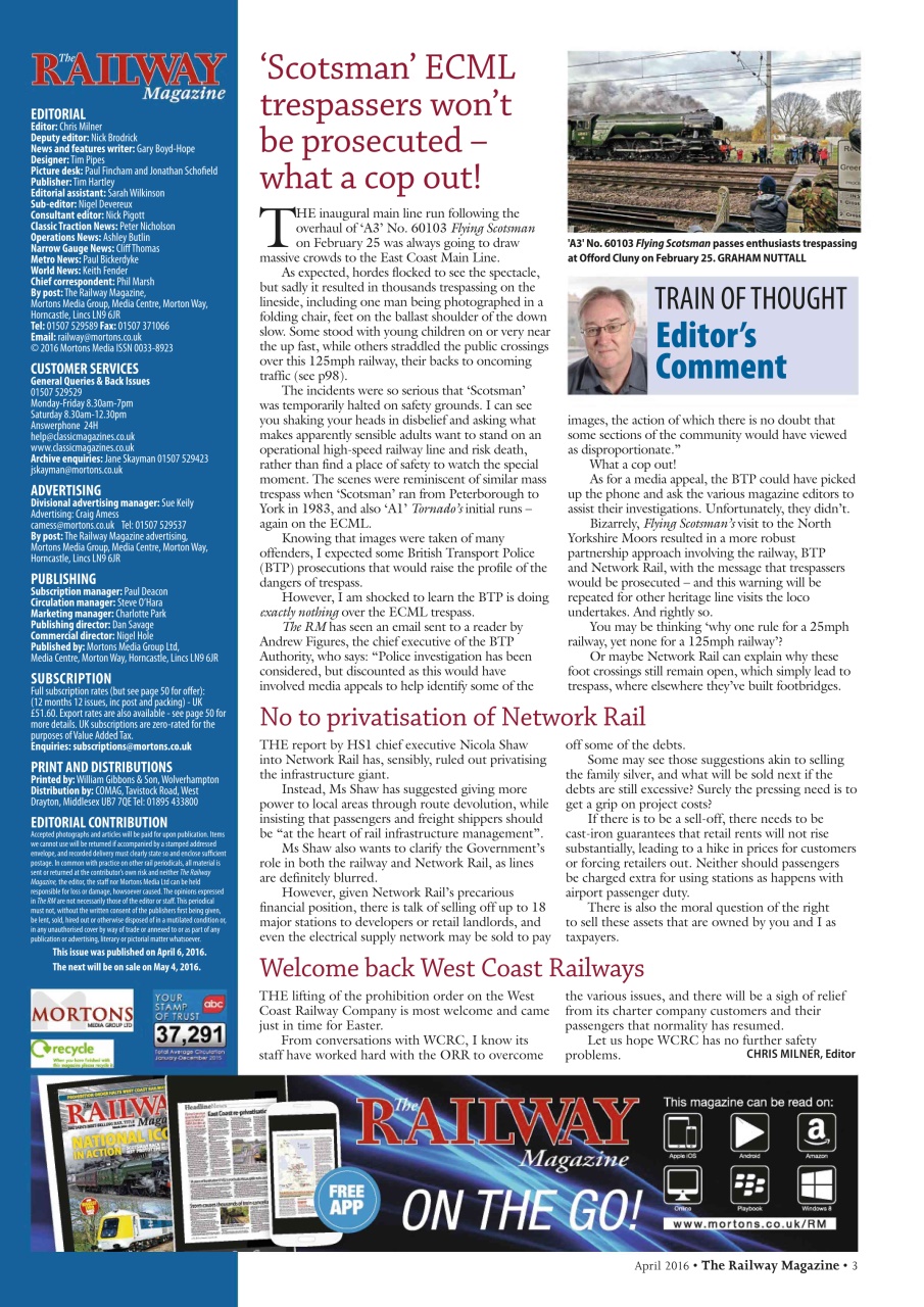 Railway Magazine Preview Pages