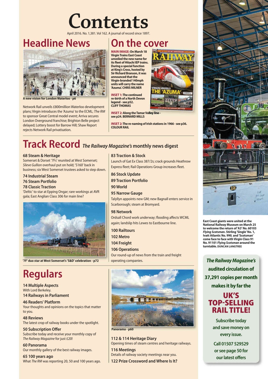 Railway Magazine Preview Pages