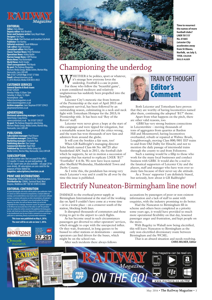 Railway Magazine Preview Pages