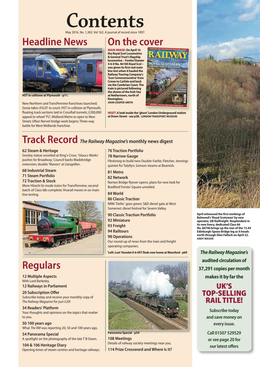 Railway Magazine Preview Pages