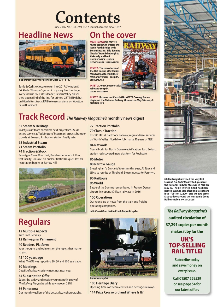 Railway Magazine Preview Pages