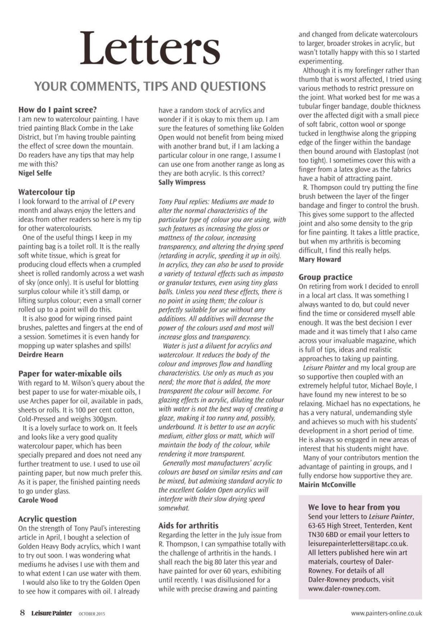 Leisure Painter & The Artist Preview Pages