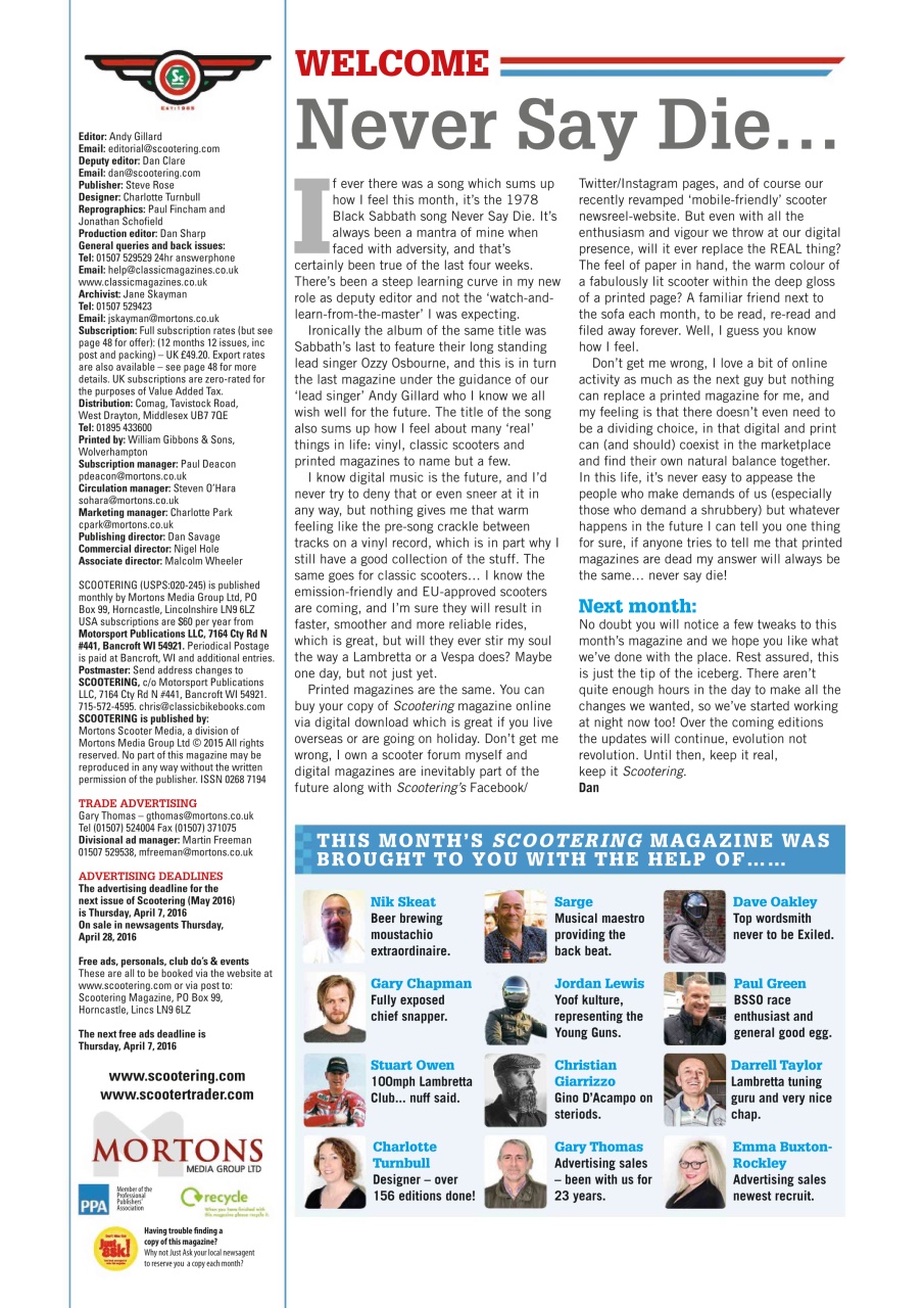 Scootering Preview Pages