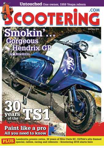 Scootering issue May 2016