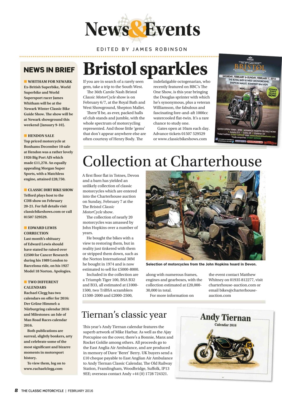 The Classic MotorCycle Preview Pages