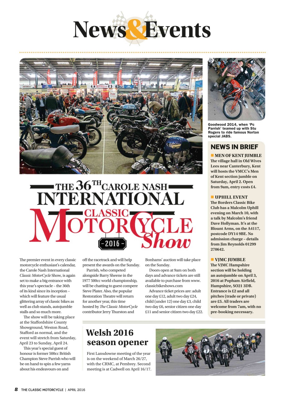 The Classic MotorCycle Preview Pages