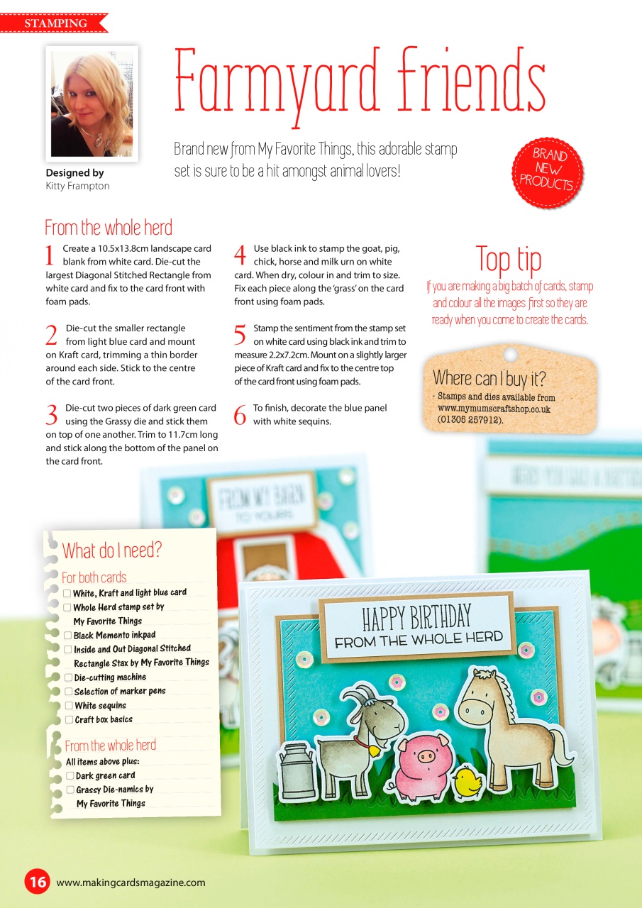 Making Cards & Papercraft Preview Pages