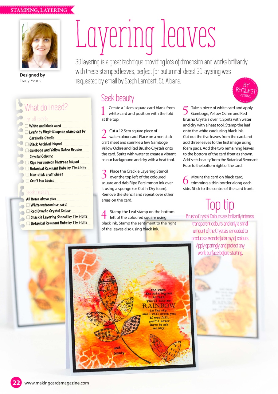 Making Cards & Papercraft Preview Pages