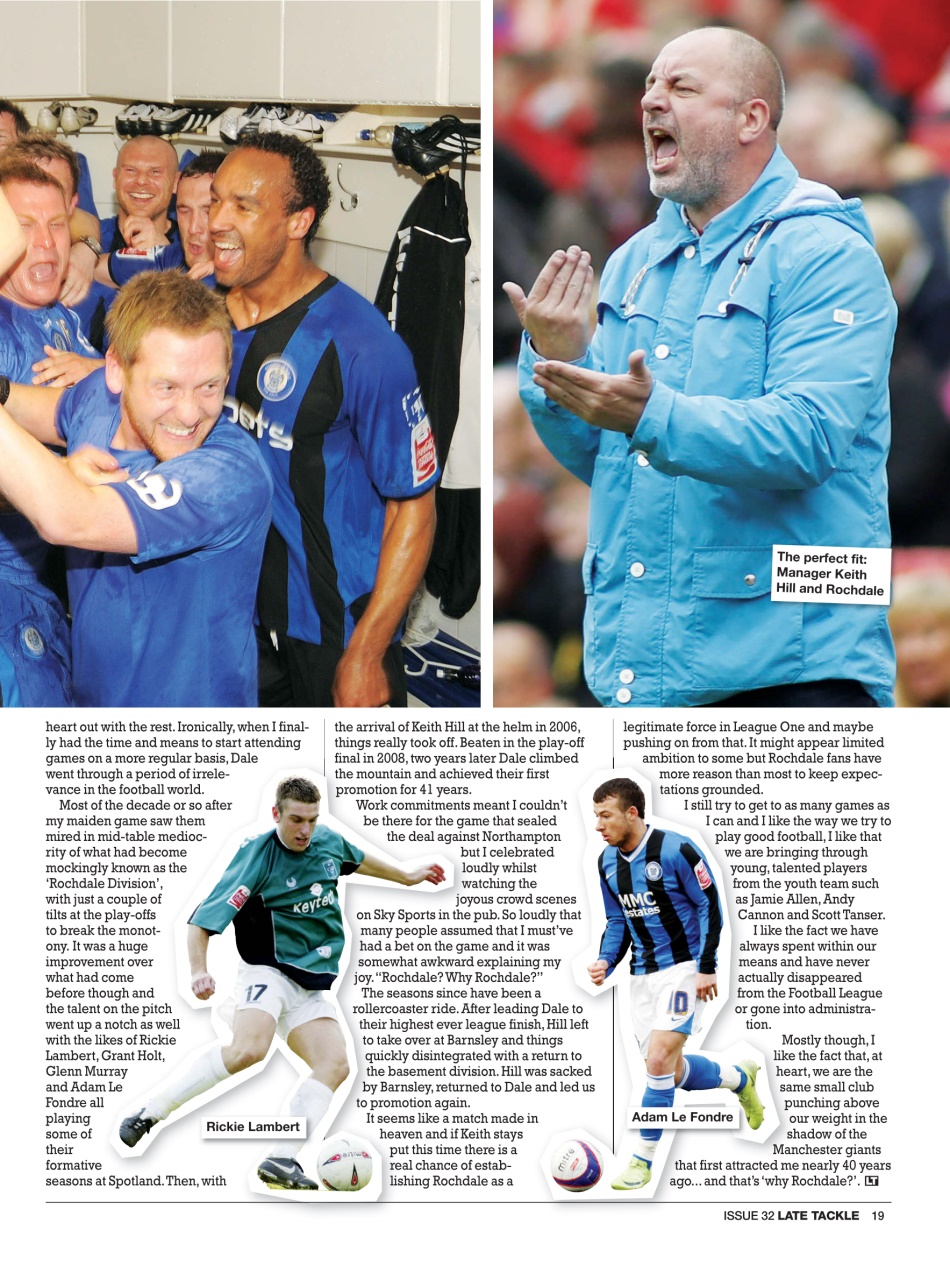 Late Tackle Football Magazine Preview Pages