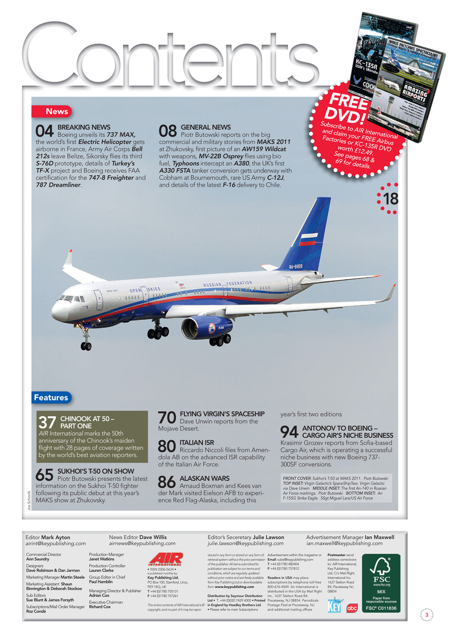 AIR International Preview Pages