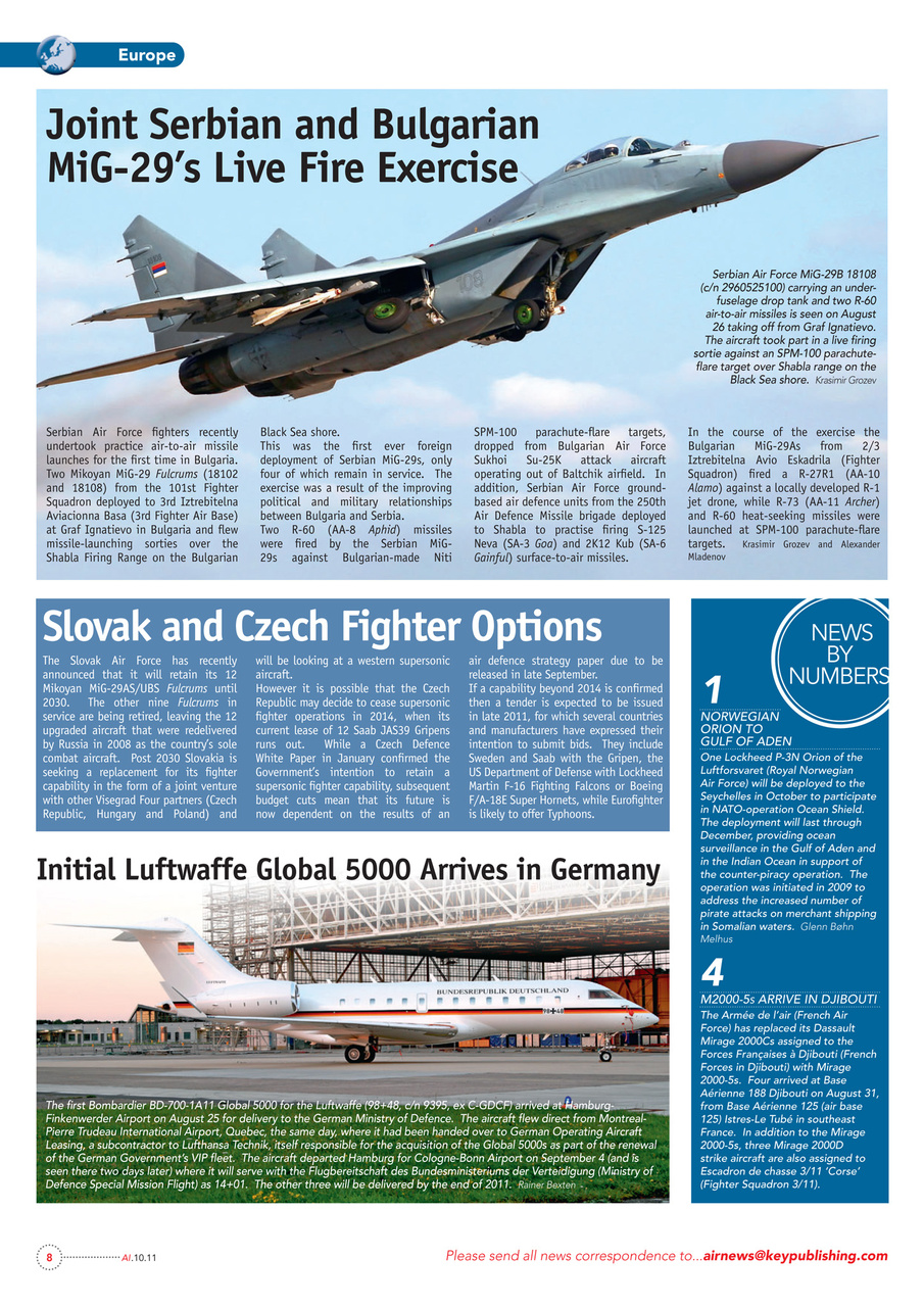 AIR International Preview Pages
