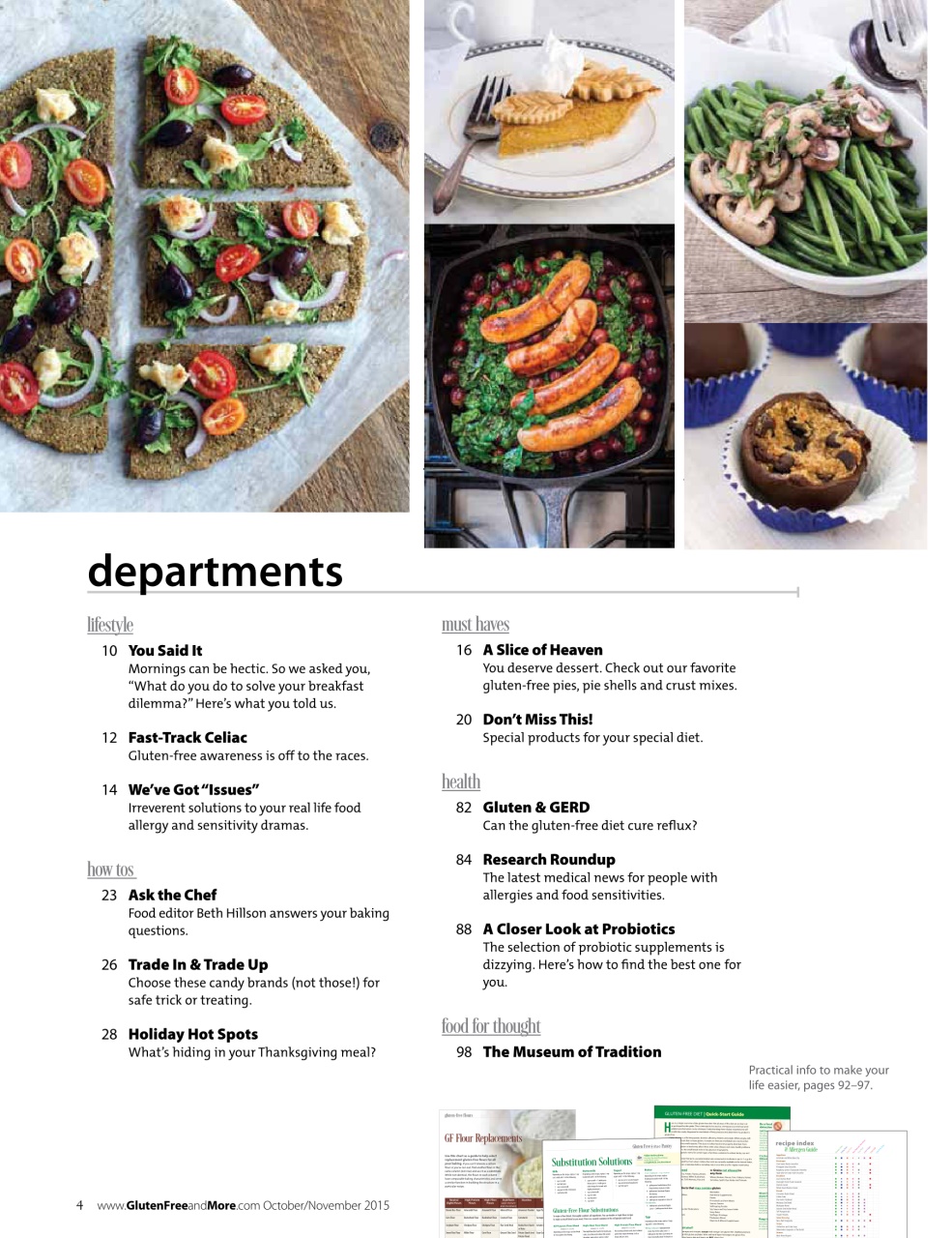 Gluten Free & More Preview Pages