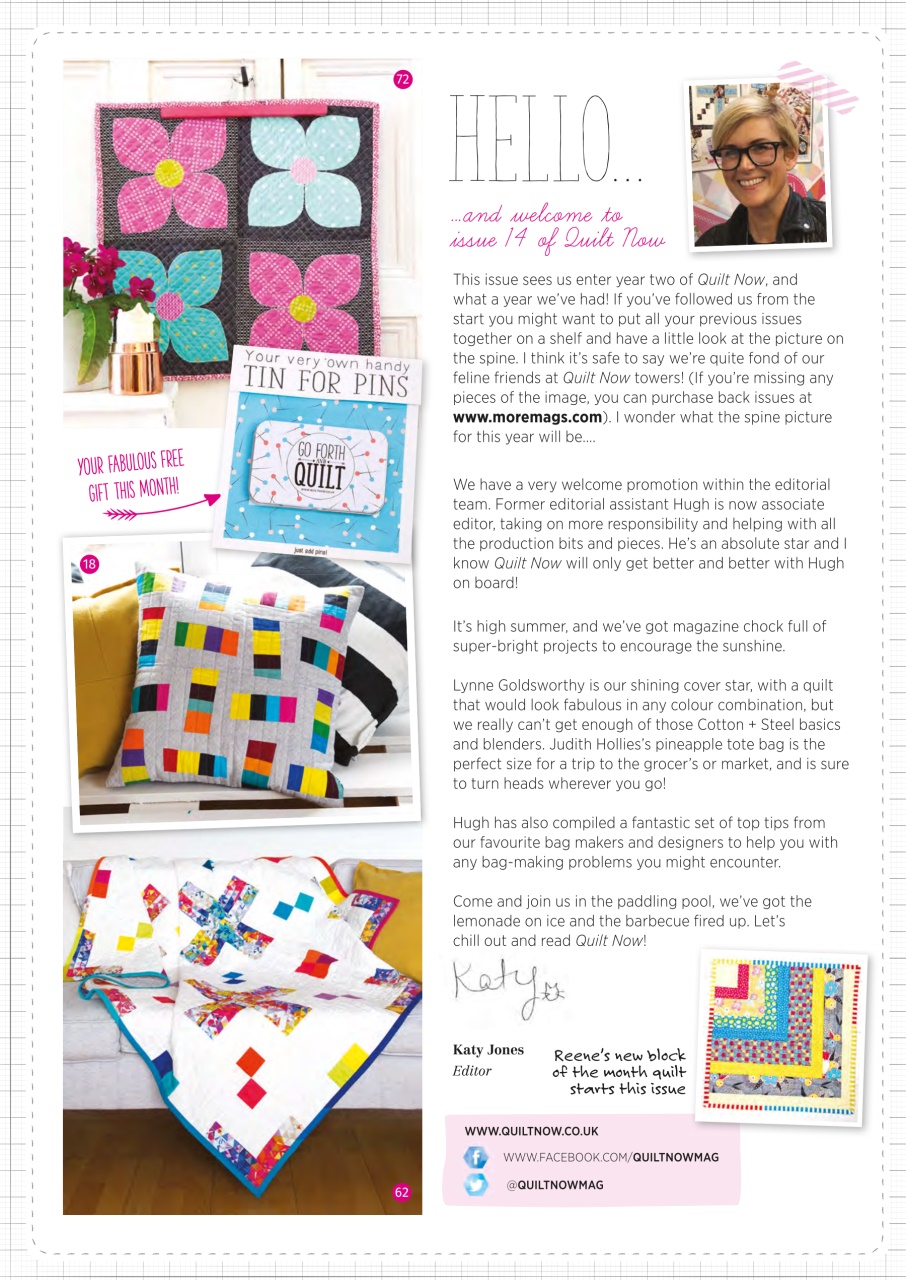 Quilt Now Preview Pages