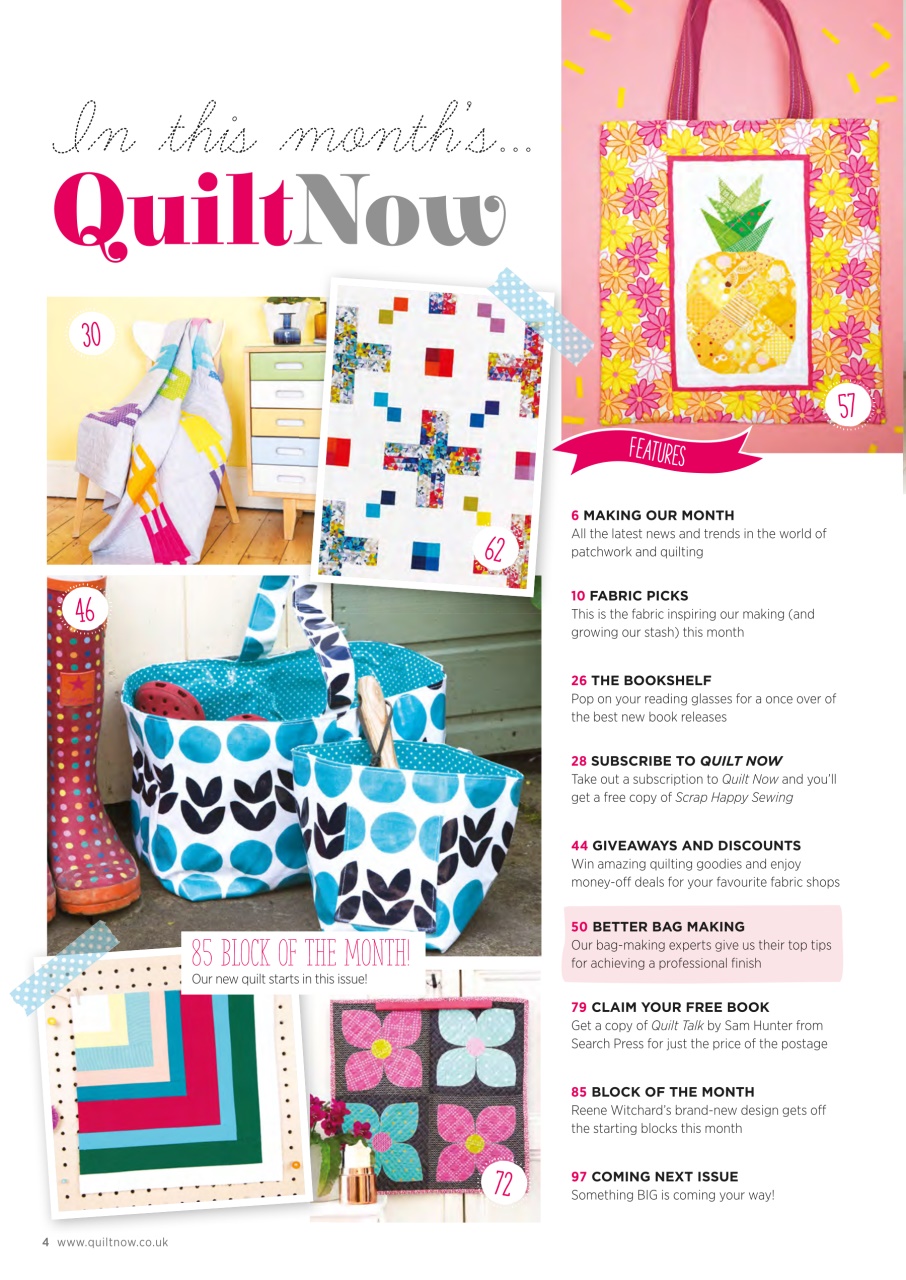 Quilt Now Preview Pages