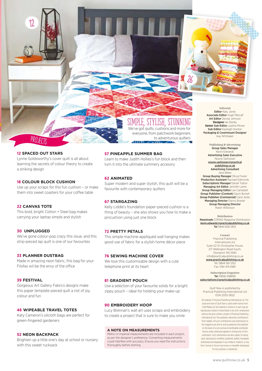 Quilt Now Preview Pages